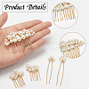 Iron Hair Sticks & Hair Combs OHAR-WH20008-06G-5