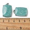 Natural Amazonite Pendants G-Z070-01P-02-3