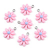 Opaque Resin Pendants RESI-WH0037-01D-1