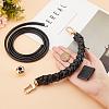 PU Imitation Leather Braided Bag Handles and Purse Drawstring FIND-WR0009-13-3