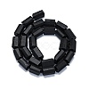Natural Shungite Beads Strands G-O170-120-2