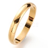 Ion Plating(IP) 304 Stainless Steel Plain Band Rings RJEW-B0006-7-03G-2