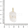 Natural Quartz Crystal Pendants GG-CBA5FCC-01G-08-3