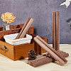 Round Walnut Wooden Sticks WOOD-WH0034-27A-5