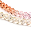Transparent Painted Glass Beads Strands DGLA-A034-T6mm-A20-3