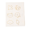 Rectangle with Bear Pattern Paper Candy Bags CARB-G007-03D-6