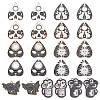 22Pcs 11 Styles Alloy Enamel Pendants FIND-AR0004-03-1