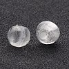 Handmade Silver Foil Glass Beads X-FOIL-R054-18-2