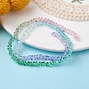 Transparent Baking Paint Glass Bead Strands GLAA-YW0003-17G-2