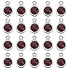 20Pcs Faceted Glass Charms RGLA-TADJ0001-01E-2
