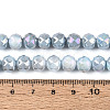 Anti-Tarnish Electroplate Glass Beads Strands GLAA-N010-8mm-12-2