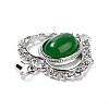 Natural Green Onyx Agate Pendants G-I322-04P-07-3