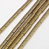Electroplate Non-magnetic Synthetic Hematite Beads Strands G-J162-C-M-2