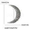 Alloy Rhinestone Brooch for Backpack Clothes PW-WGA54C8-03-1