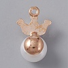 Resin Imitation Pearl Pendants FIND-TAC0002-041D-2