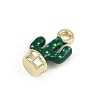 Alloy Enamel Charms FIND-I052-03G-03-2