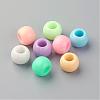 Opaque Acrylic European Beads SACR-Q187-25-1