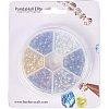 Brass End Bead Tips Knot Covers KK-PH0036-02-6