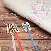 50Pcs Wood Cross Stitch Thread Bobbins WOOD-OC0003-90-6