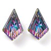 Embossed Glass Rhinestone Pendants GLAA-J101-01A-001VO-2