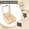 Wooden Storage Boxes WOCR-CL0001-01A-6