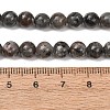 Natural Fluorescent Syenite Rock(Glow under UV Light) Beads Strands GG-NH0012-A01-6mm-4