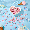 100Pcs Handmade Polymer Clay Charms CLAY-TA0001-96B-4