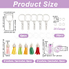 Olycraft DIY Milk Tea Keychain Making Kit DIY-OC0010-86-2