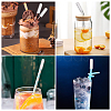12Pcs Transparent Glass Straw Dustproof Covers AJEW-FG0002-37A-5