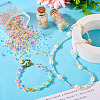 10 Bags Glass Round Seed Beads GLAA-TA0001-85-8