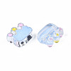 Transparent Acrylic Beads ACRC-S039-08-4