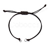 Korean Waxed Polyester Cord Braided Bracelets MAK-T010-02P-2