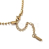 Ion Plating(IP) 304 Stainless Steel Ball Chain Necklace NJEW-D045-03G-3