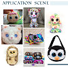 PandaHall Elite 24 Sets 6 Colors Plastic Doll Eyes DOLL-PH0001-27-6