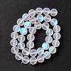 Synthetic Moonstone Beads Strands G-E573-01C-08-4