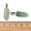 Natural Green Aventurine Pendants G-Z067-07P-13-4