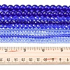 Electroplate Glass Beads Strands EGLA-FS0001-42D-5