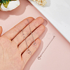 3Pcs 925 Sterling Silver Cable Chain Extender STER-DC0002-02P-3