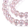 Electroplate Transparent Glass Beads Strands LS-GLAA-T032-T4mm-AB10-2