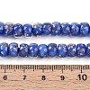 Luminous Handmade Gold Foil Glass Beads Strands FOIL-N029-02A-03-5