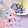 Transparent Crackle Acrylic Beads CACR-YW0001-09A-5