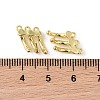 Brass Stud Earring Findings KK-B087-08G-3