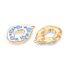 304 Stainless Steel Enamel Pendants STAS-OY002-90G-02-2
