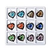 Handmade Gold Sand Lampwork Pendants LAMP-S059-6-B-1