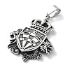 304 Stainless Steel Big Pendants STAS-Z098-02AS-2