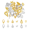 SUPERFINDINGS 48Pcs 12 Style Rack Plating Brass Pendants KK-FH0006-68-1