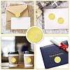 34 Sheets Self Adhesive Gold Foil Embossed Stickers DIY-WH0509-008-4