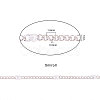 Soldered Brass Coated Iron Curb Chains CH-CJ0001-01A-S-2