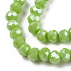 Electroplate Glass Beads Strands EGLA-A044-P6mm-A30-3