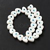 Handmade Evil Eye Lampwork Beads Strands LAMP-E023-07A-01-2
